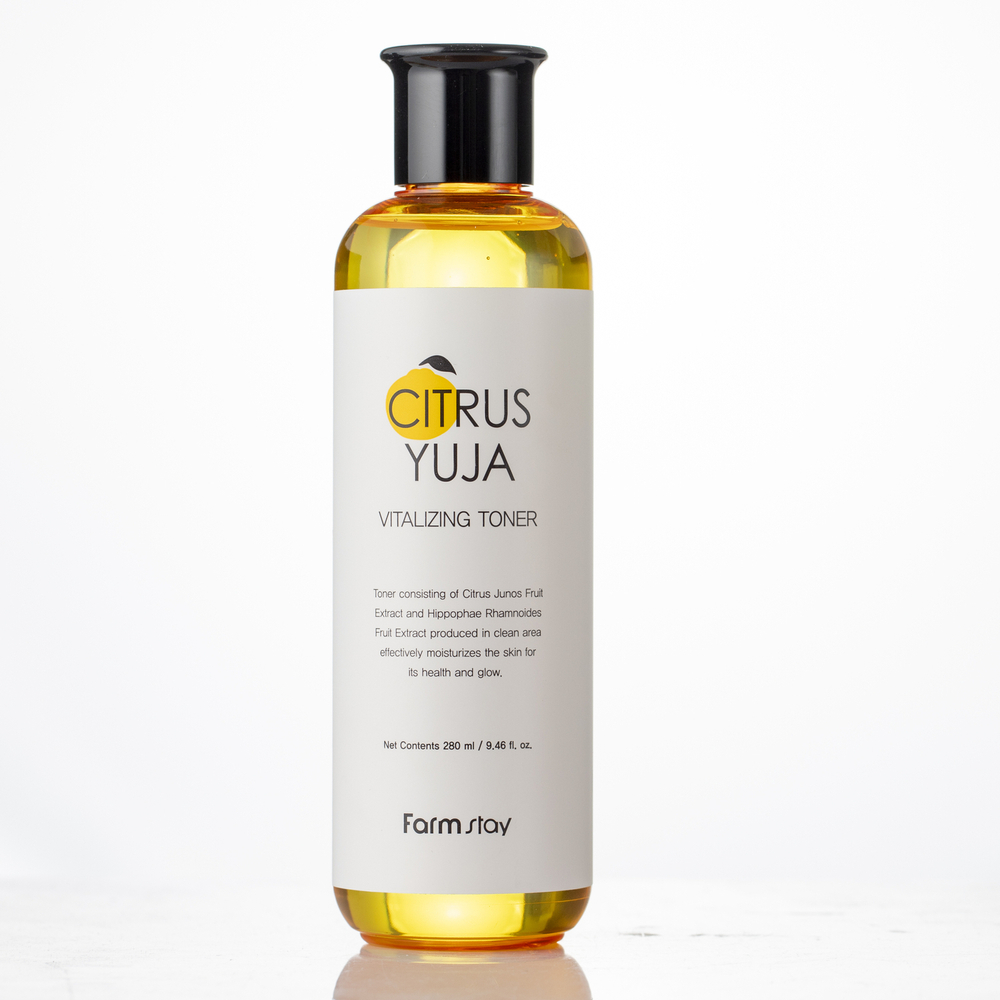 Farmstay - Citrus Yuja Vitalizing Toner - Tonikum na obličej s extraktem z ovoce Yuzu - 280 ml