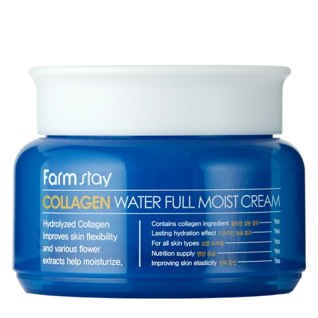 Farmstay - Collagen Water Full Moist Cream - Hydratační pleťový krém s kolagenem - 100 g