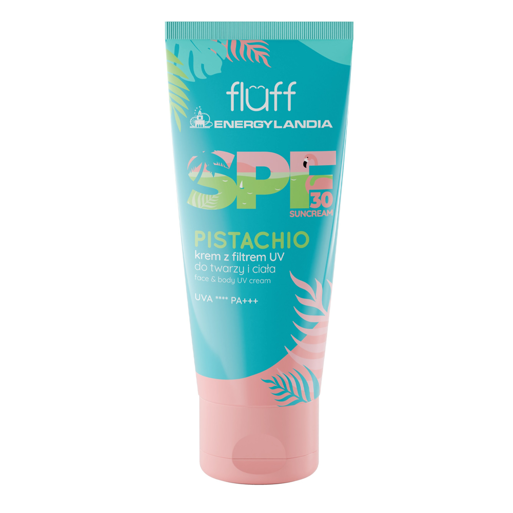 Fluff - Pistachio - Krém s UV filtrem na obličej a tělo SPF30 - 100 ml