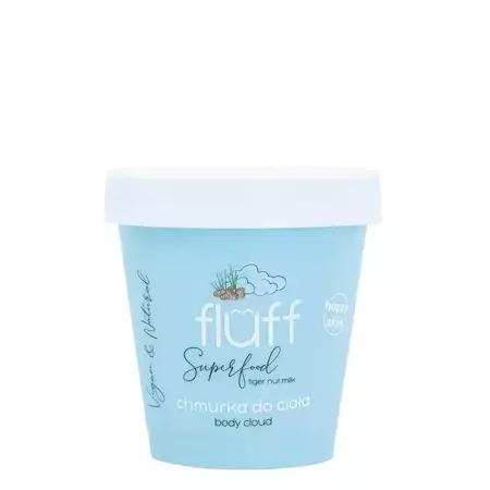 Fluff - Superfood - Tiger Nut Milk - Body Cloud - Nadýchaný vyhlazující balzám na tělo - 150 g