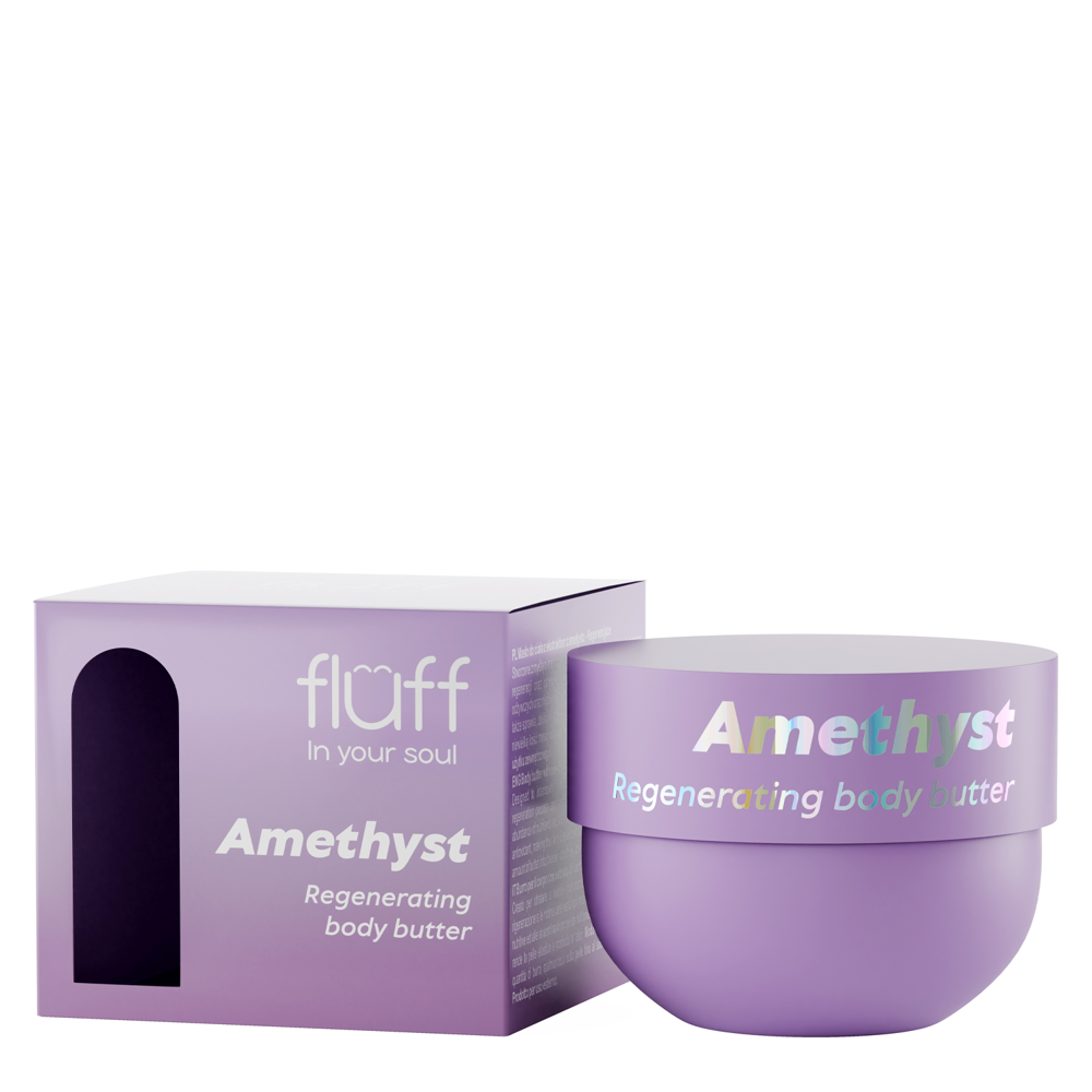 Fluff - Tělové máslo Ametyst - Regenerační - 150 ml