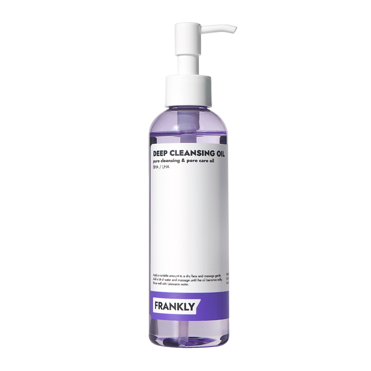 Frankly - Deep Cleansing Oil - Odličovací olej s BHA a LHA kyselinami - 200 ml