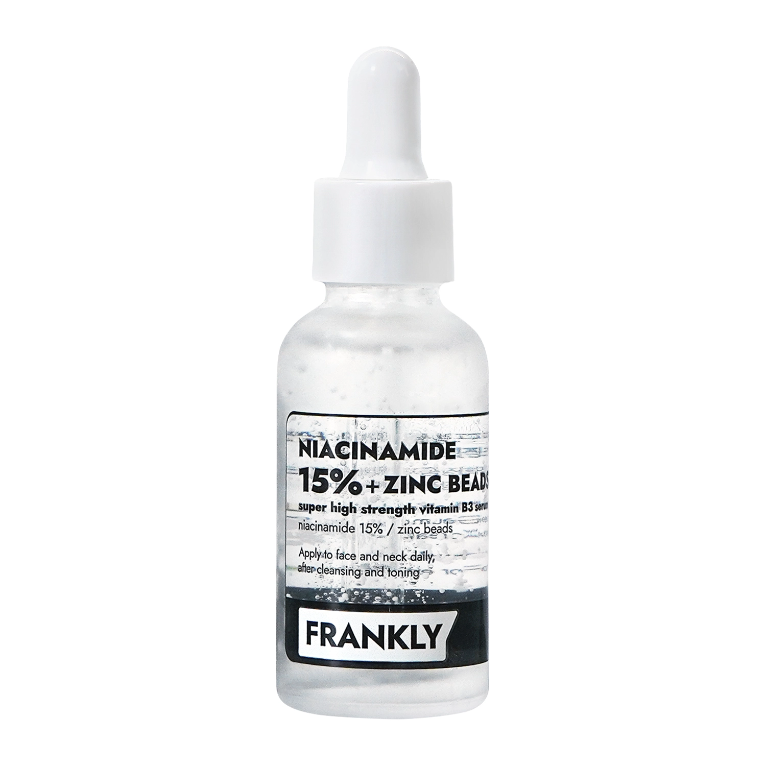 Frankly - Niacinamide 15% Zinc Beads Serum - Sérum na nedokonalosti s niacinamidem 15% a zinkem - 30 ml