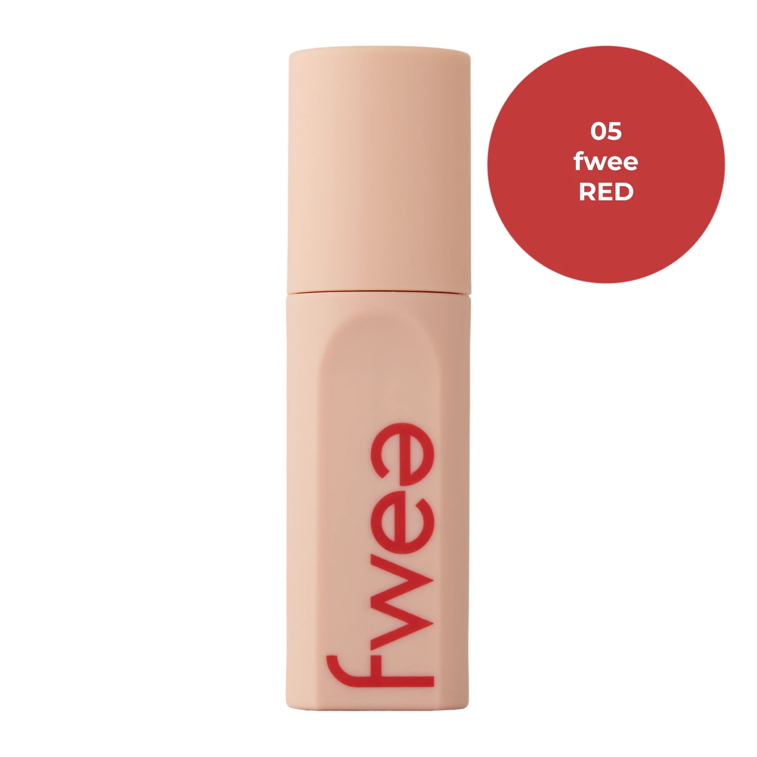 Fwee - Tint Suede - Sametový tint na rty - 05 Fwee Red - 5g