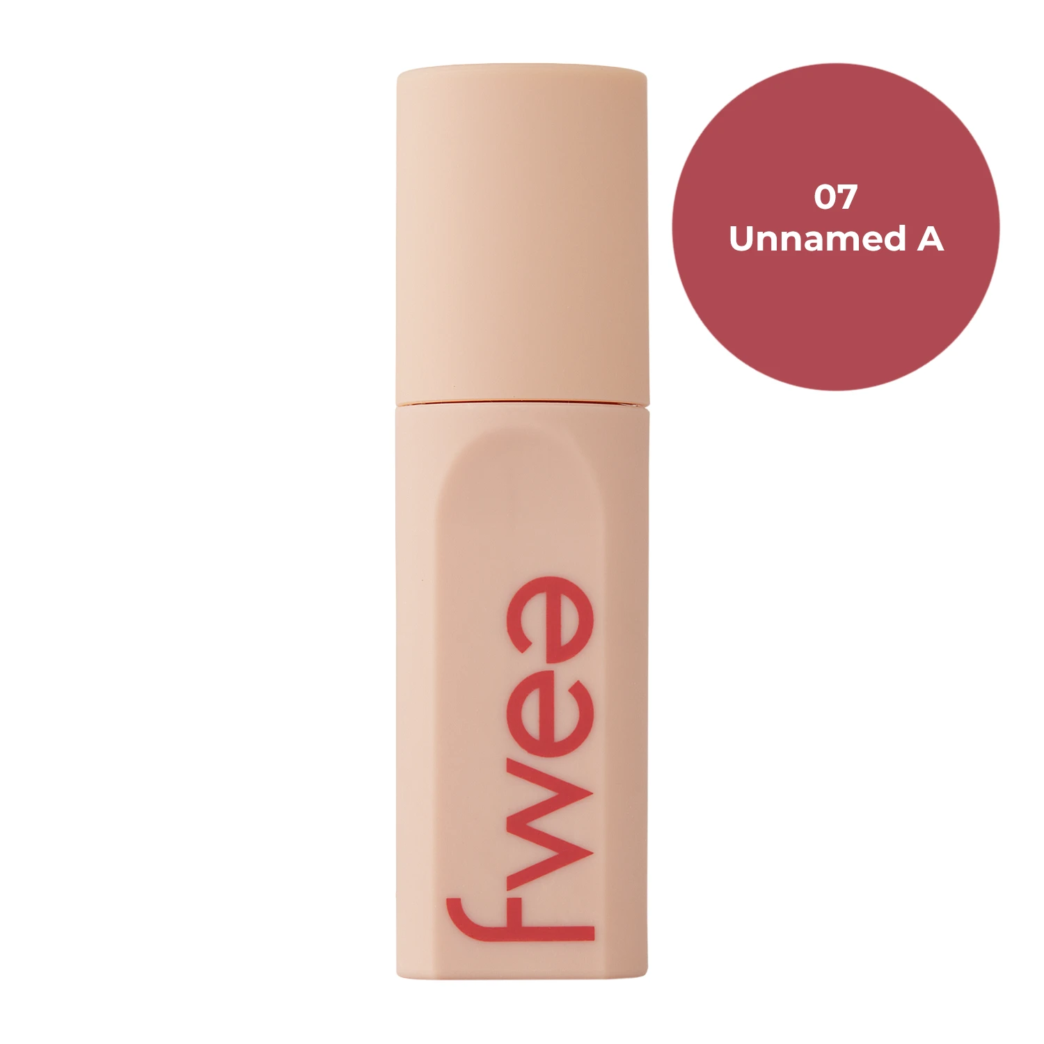 Fwee - Tint Suede - Sametový tint na rty - 07 Unnamed A - 5 g