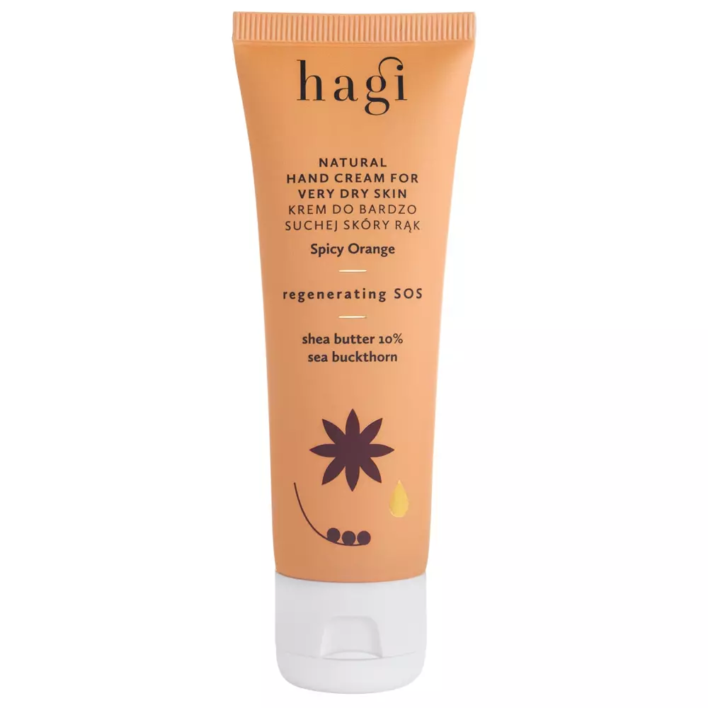 Hagi - Kořeněný pomeranč - Natural Hand Cream for Very Dry Skin - Krém pro velmi suchou pokožku rukou - 50 ml