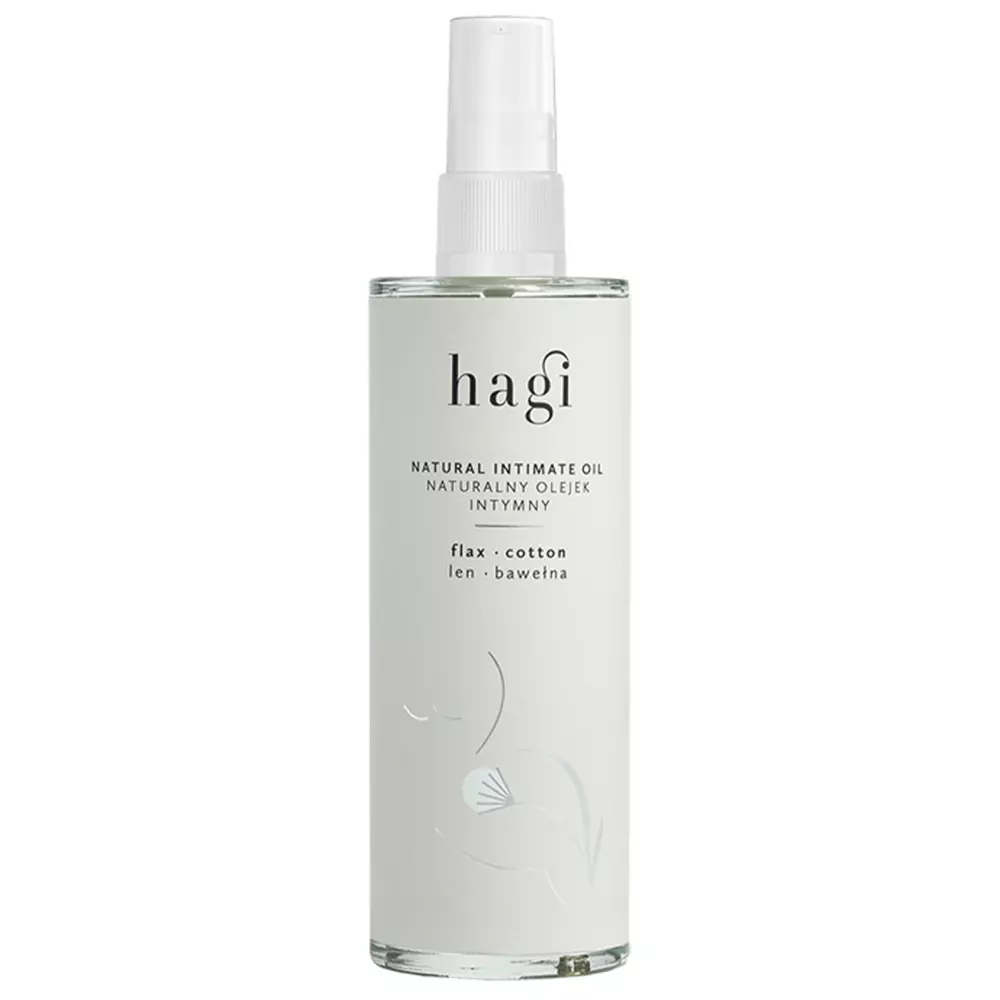 Hagi - Len a bavlna - Natural Intimate Oil - Přírodní olej pro intimní hygienu - 100 ml