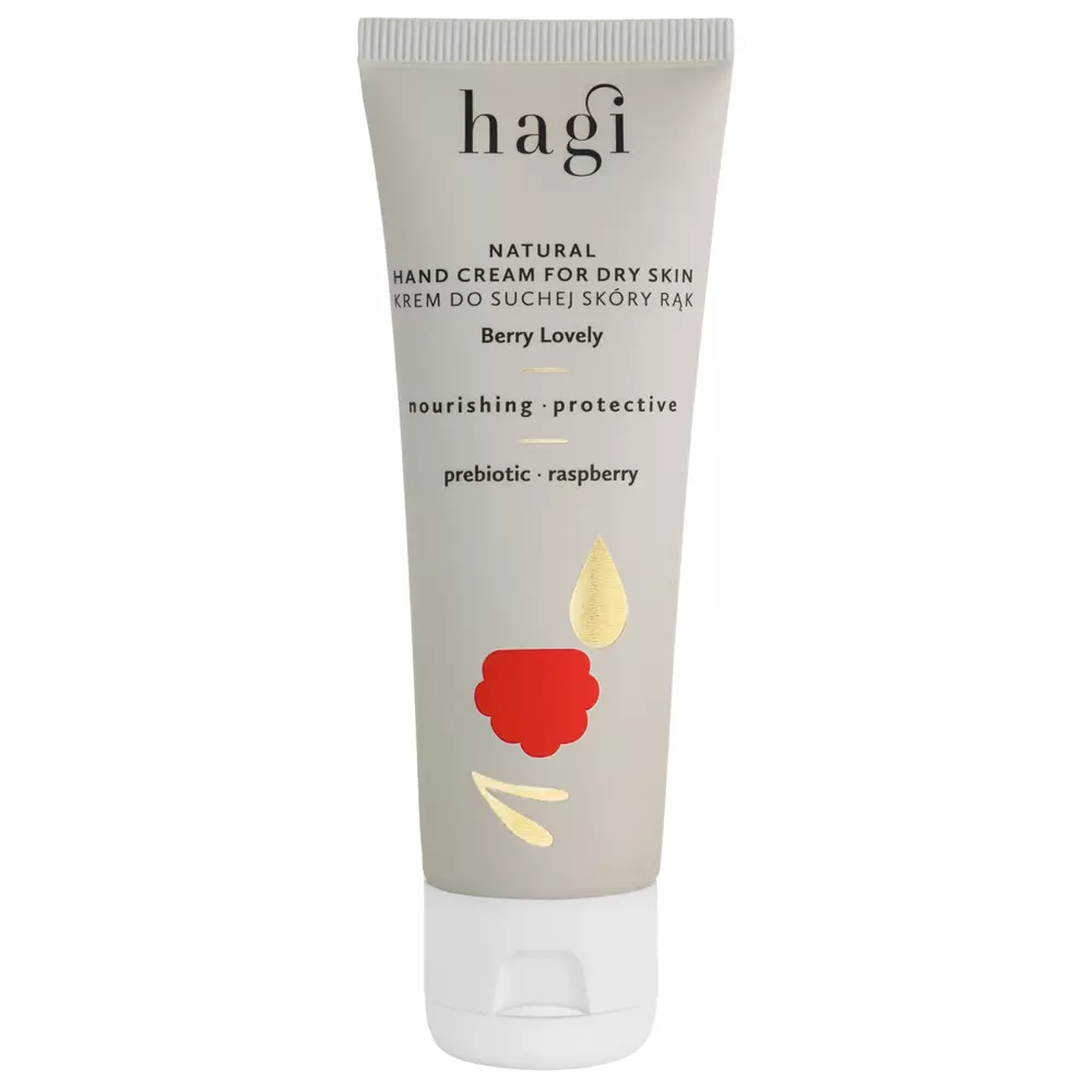 Hagi - Maliník - Natural Hand Cream for Dry Skin - Krém pro suchou pokožku rukou - 50 ml
