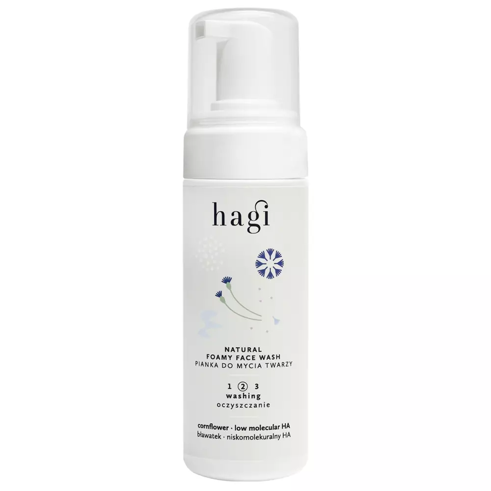 Hagi - Natural Foamy Face Wash - Pěna na mytí obličeje - 150 ml