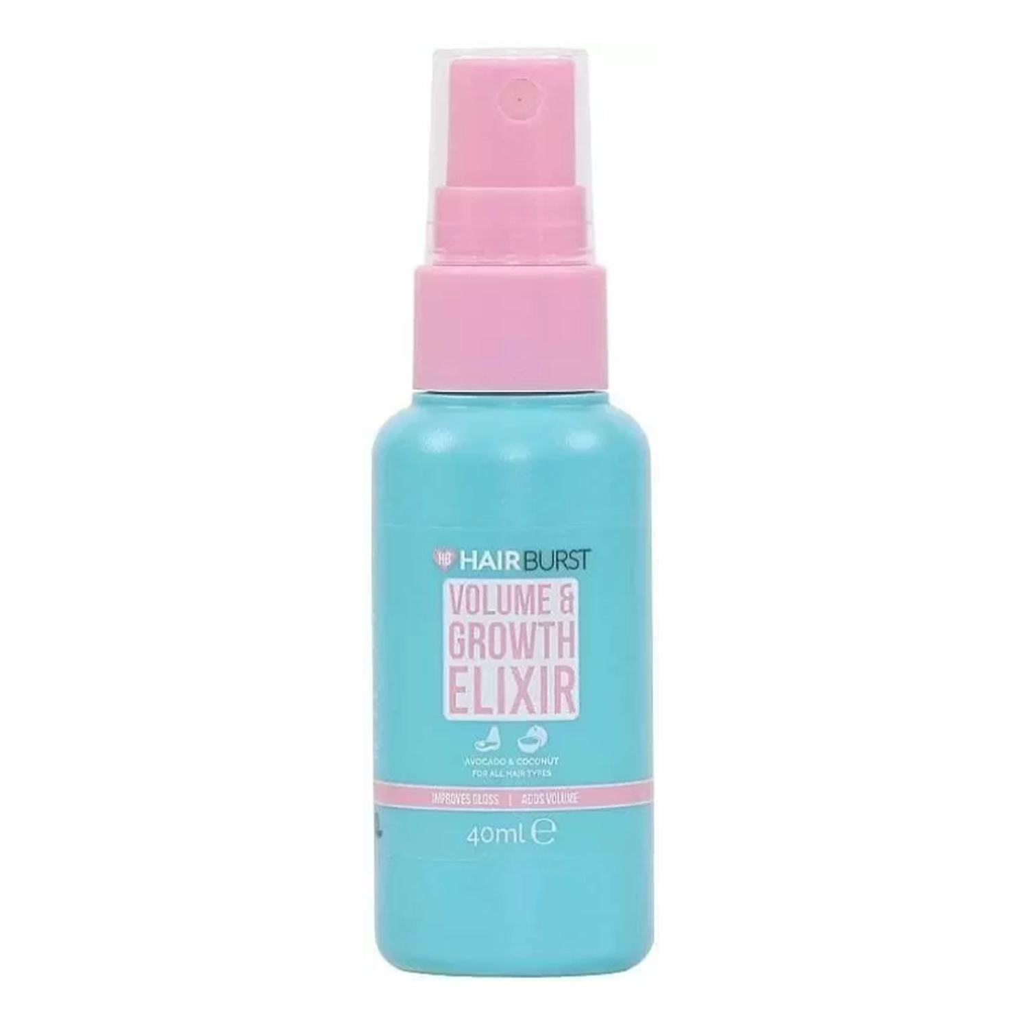 Hairburst - Elixir Volume & Growth Spray - Sprej pro zvětšení objemu a podporu růstu vlasů - Mini - 40 ml