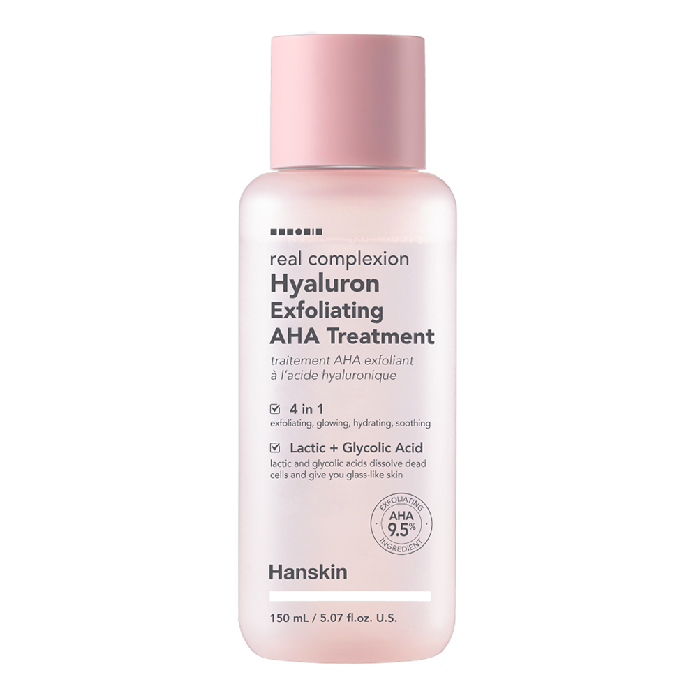 Hanskin - Real Complexion Hyaluron Exfoliating AHA Treatment - Exfoliační kúra s AHA kyselinami - 150 ml