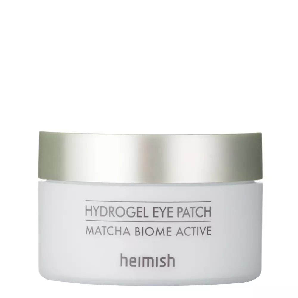 Heimish - Matcha Biome Hydrogel Eye Patch - Hydrogelové zklidňující náplasti pod oči s extraktem ze zeleného čaje - 60 ks