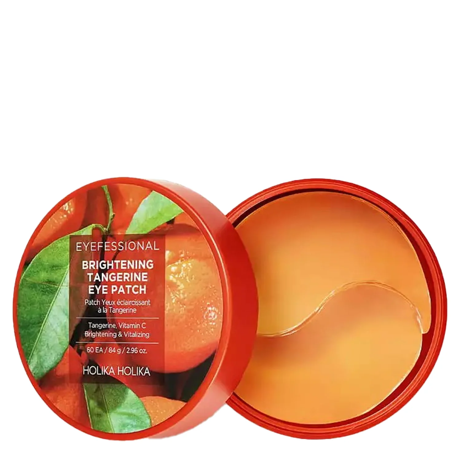 Holika Holika - Eyefessional Brightening Tangerine Eye Patch  - Hydrogelové náplasti pod oči - 60 ks / 84 g