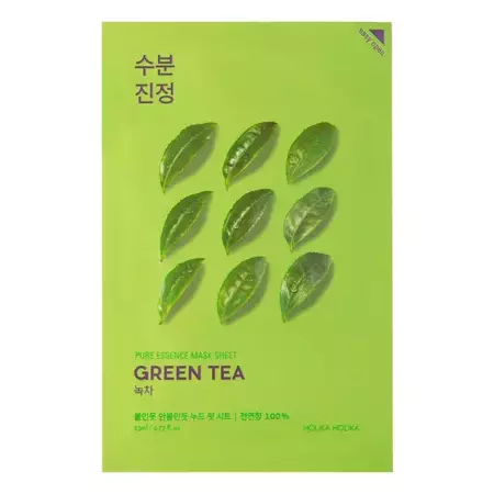 Holika Holika - Pure Essence Mask Sheet - Green Tea - Plátýnková maska s extraktem ze zeleného čaje - 23 ml