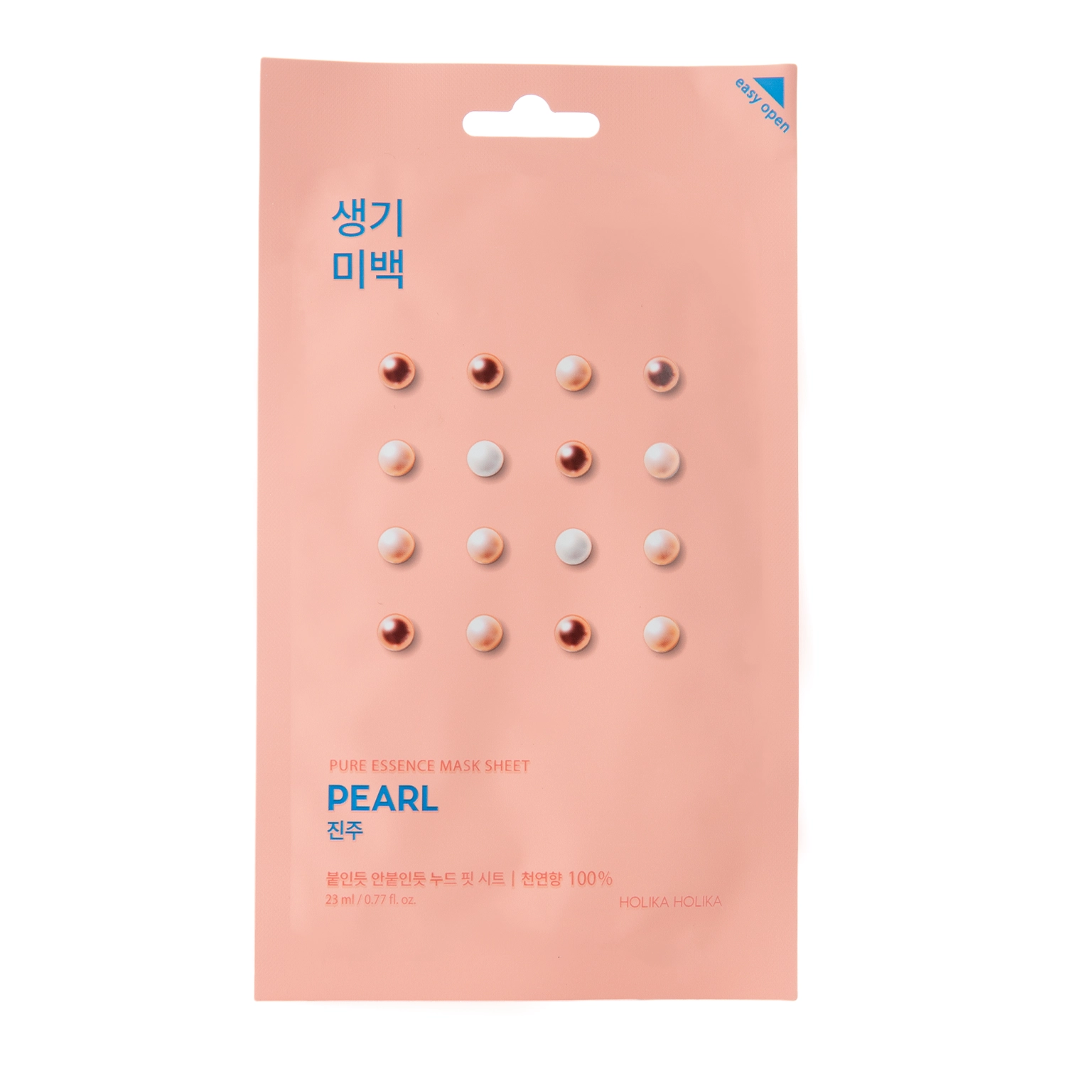 Holika Holika - Pure Essence Mask Sheet Pearl - Rozjasňující plátýnková maska s extraktem z perel - 23 ml