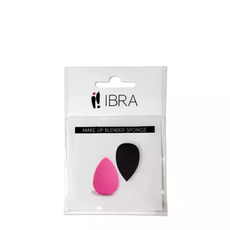 Ibra Makeup - Makeup Blender Mini - Mini houbičky na make-up - Black + Pink - 2 ks