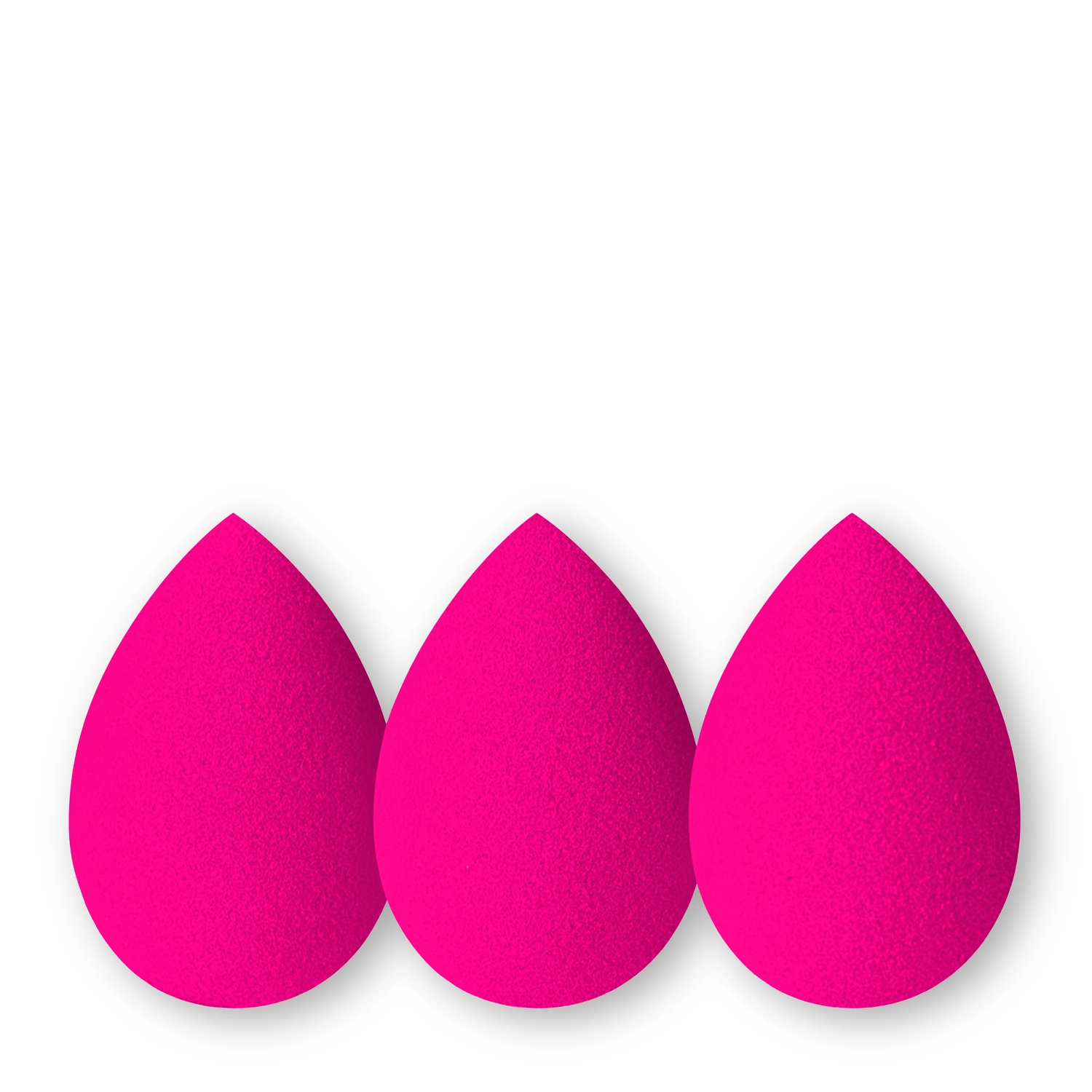 Ibra Makeup - Makeup Blender - Sada 3 houbiček na make-up - Trio Pink - 3 ks