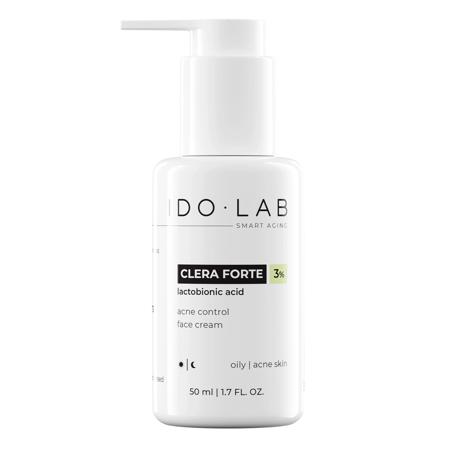 Ido Lab - Clera Forte - Regenerační krém pro mastnou a aknózní pleť - 50 ml