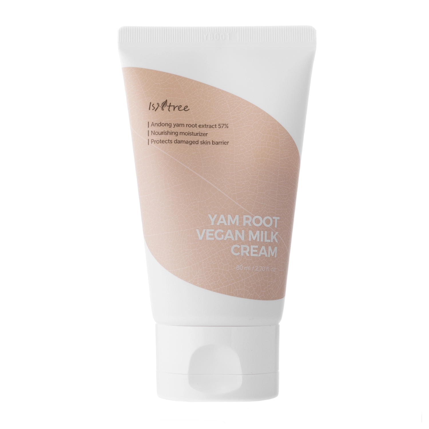 Isntree - Yam Root Vegan Milk Cream - Hloubkově hydratační krém na obličej - 80 ml