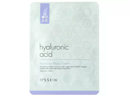 It's Skin - Hyaluronic Acid Moisture Mask Sheet - Hydratační textilní maska s kyselinou hyaluronovou - 17 g