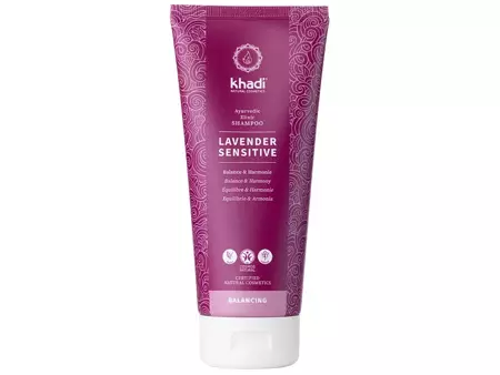 Khadi - Ayurvedic Elixir Shampoo - Lavender Sensitive - Jemný šampon pro citlivou pokožku hlavy - 200 ml