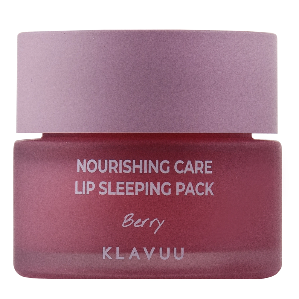 Klavuu - Nourishing Care Lip Sleeping Pack - Vyživující noční maska na rty - Berry - 20 g