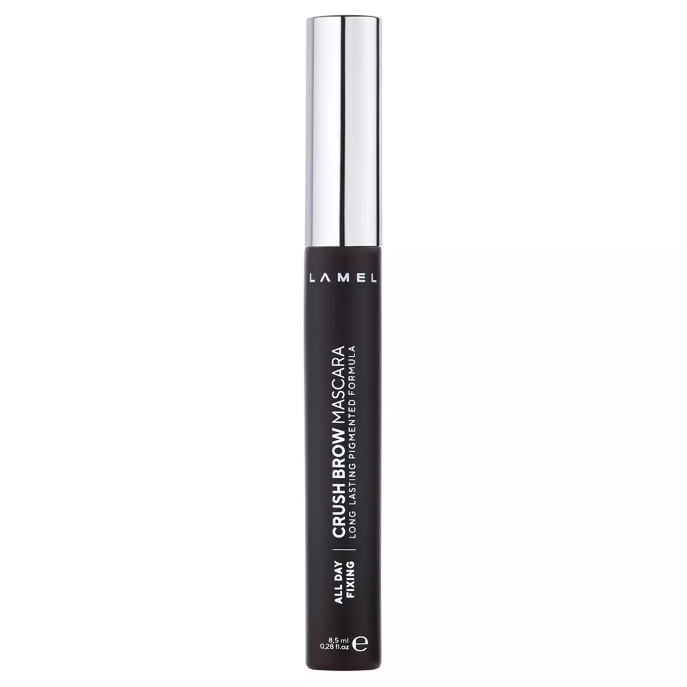 LAMEL - Crush Brow Mascara - 402 Brown - Tmavě hnědá řasenka na obočí - 8,5 ml