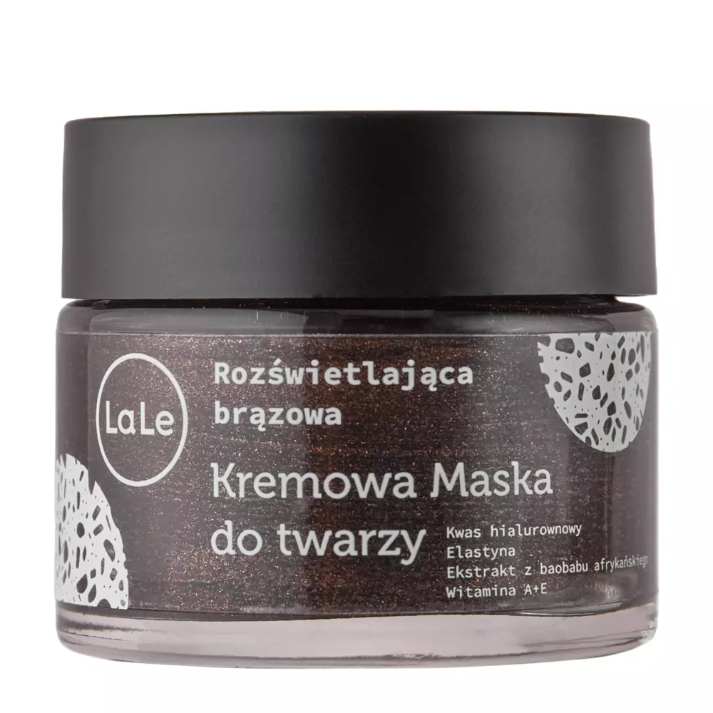 La-Le - „Rozjasňující hnědá“ - Krémová maska na obličej - 50 ml