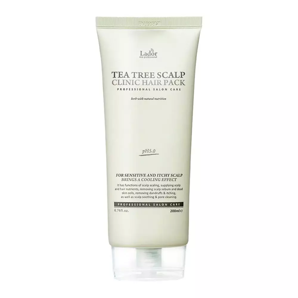 La'dor - Tea Tree Scalp Clinic Hair Pack - Čisticí maska pro pokožku hlavy - 200 ml