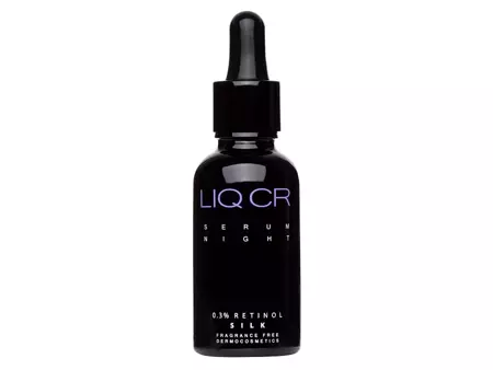 Liqpharm - LIQ CR Serum Night 0,3% Retinol Silk - Noční sérum s 0,3% retinolem - 30 ml