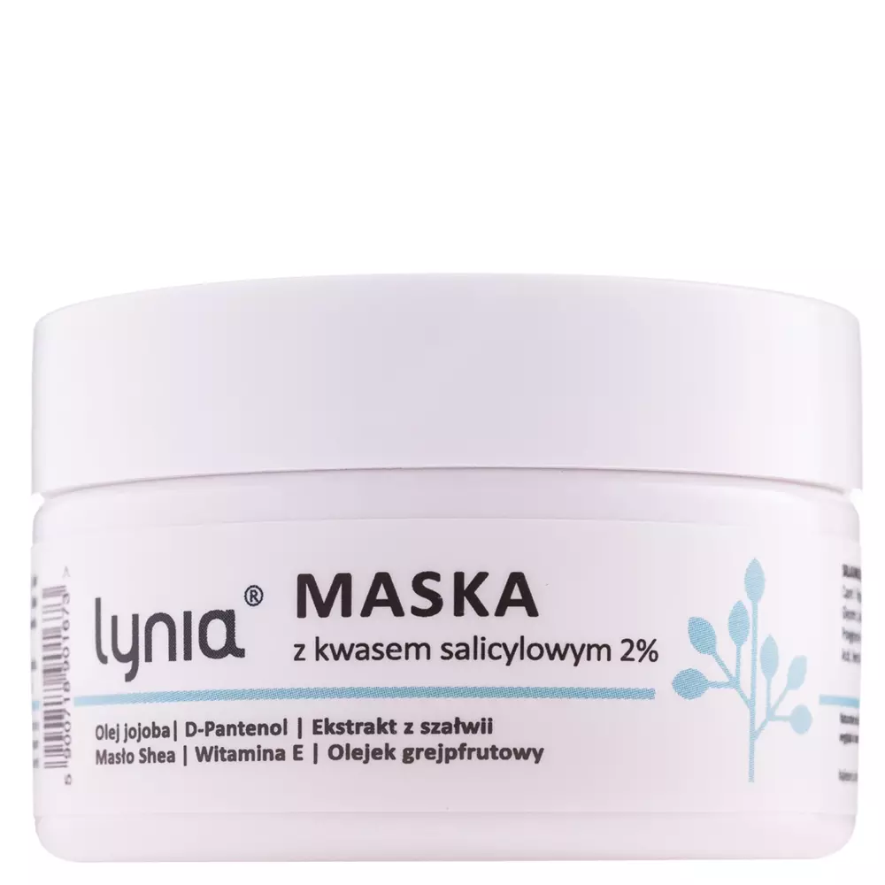 Lynia - Pleťová maska s kyselinou salicylovou 2 % - 50 ml