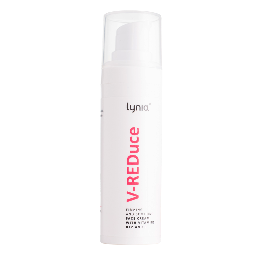 Lynia - Pro - Krém V-REDuce s vitamíny B12 i F - Zpevnění a zklidnění - 30 ml