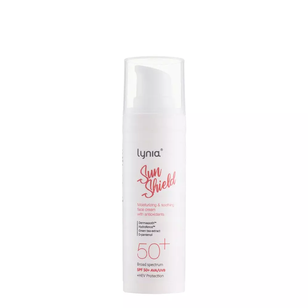 Lynia - Sun Shield - Hydratační a zklidňující krém SPF 50+ s antioxidanty - 30 ml