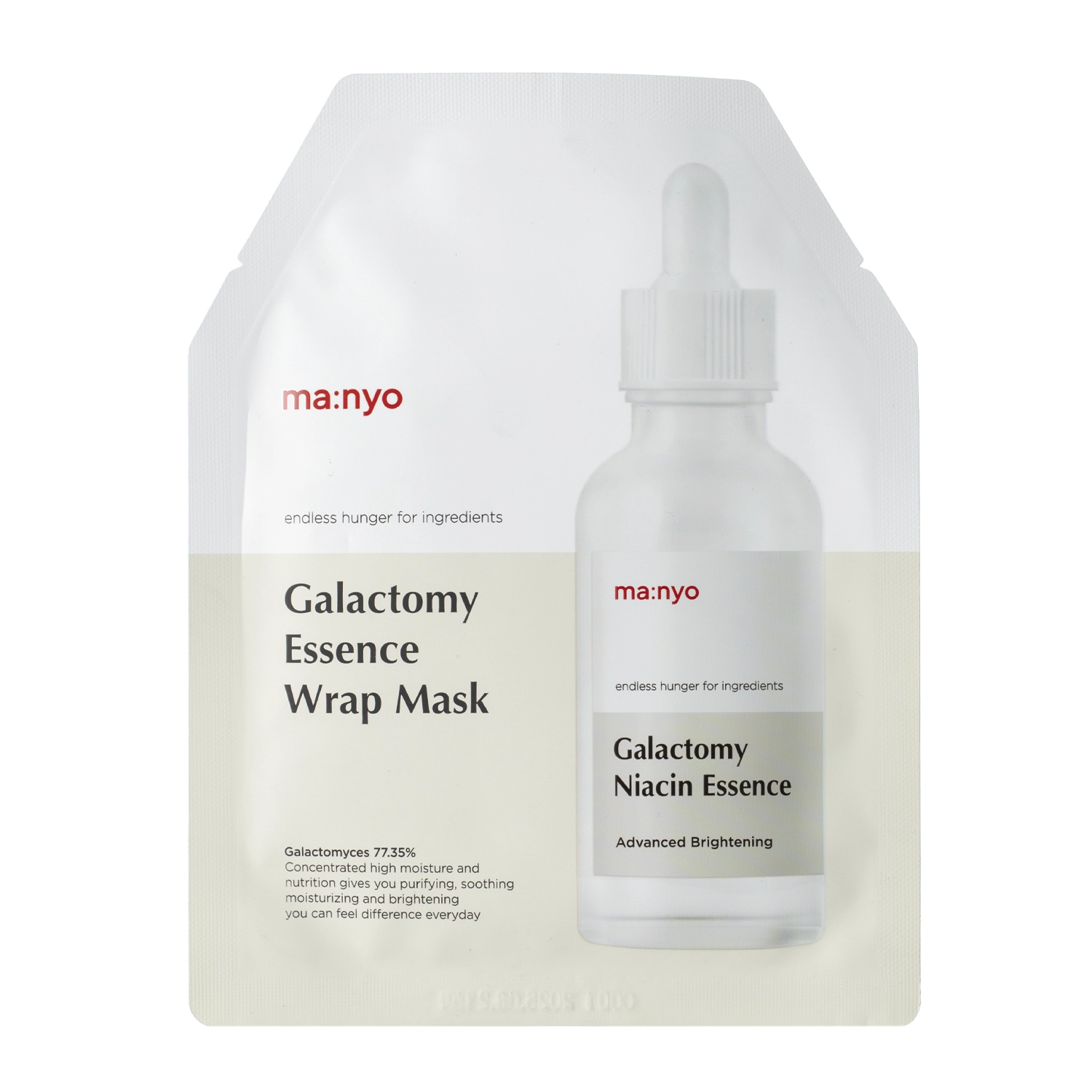 Ma:nyo - Galactomy Essence Wrap Mask - Hydrogelová rozjasňující maska - 35 g