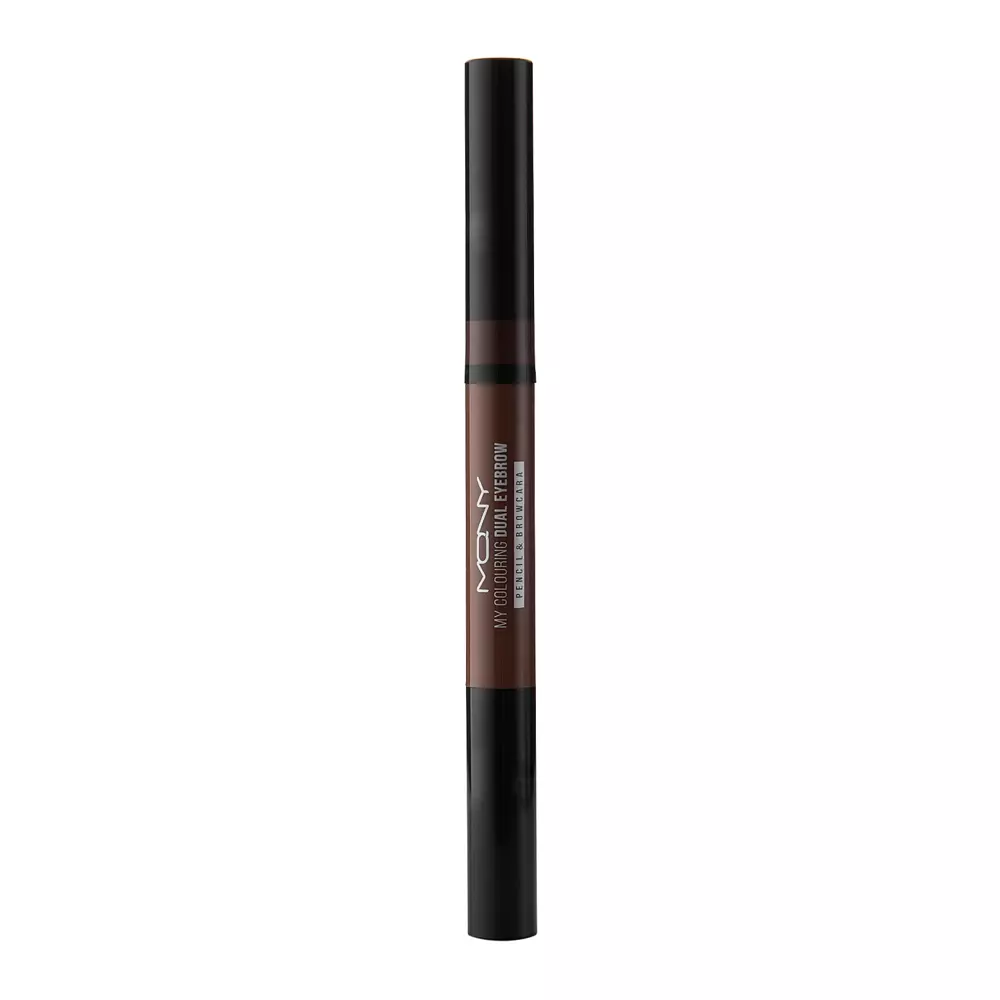 Macqueen - Colouring Dual Eyebrow Pencil&Browcara - 02 Natural Brown - Tužka a řasenka na obočí - 2,1 g