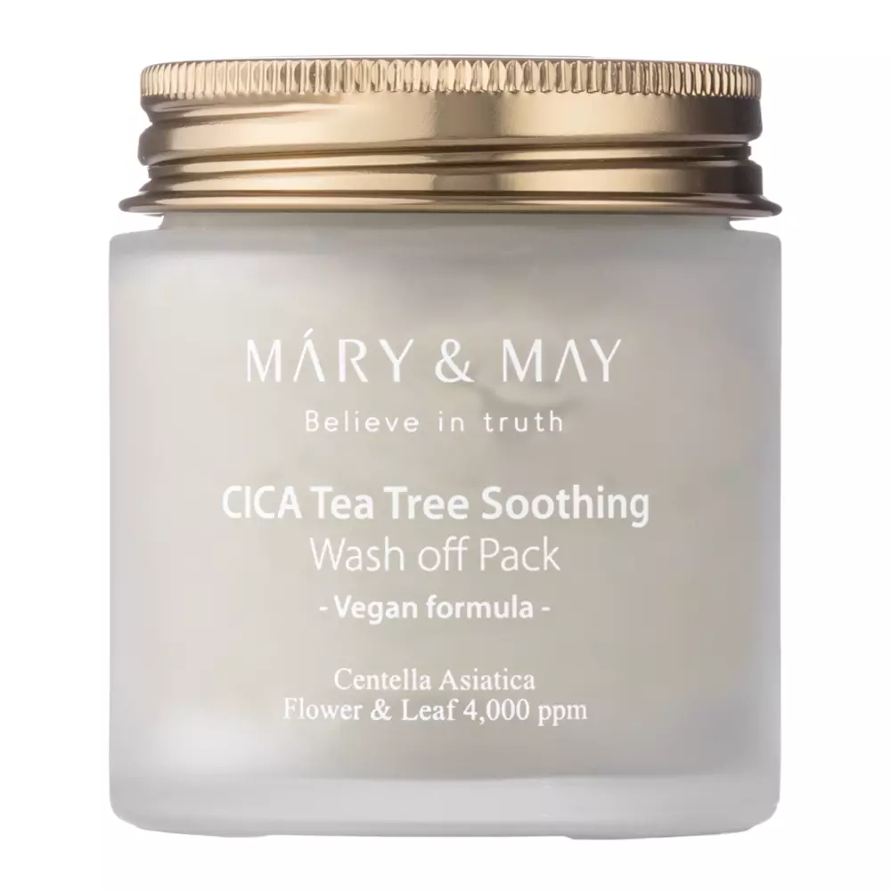 Mary&May - CICA Tea Tree Soothing Wash off Pack - Jílová maska proti nedokonalostem - 125 g