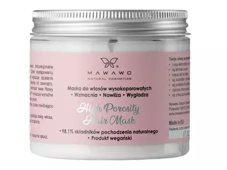 Mawawo - High Porosity Hair Mask - Maska na vlasy s vysokou pórovitostí - 200 ml