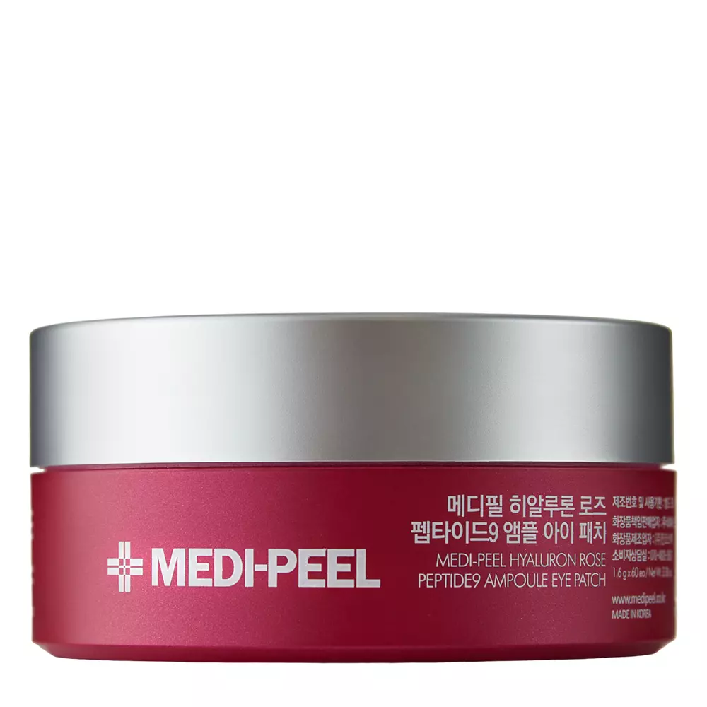 Medi-Peel - Hyaluron Rose Peptide Eye Patch - Náplasti pod oči s extraktem z růže a s peptidy - 60 ks