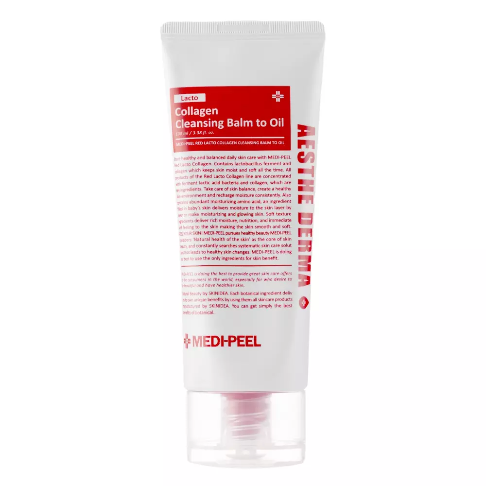 Medi-Peel - Red Lacto Collagen Cleansing Balm to Oil - Čisticí olejový balzám - 100 ml