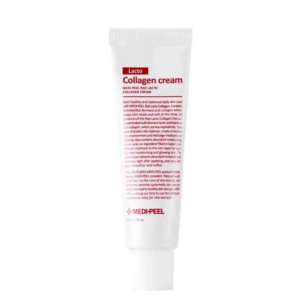 Medi-Peel - Red Lacto Collagen Cream - Zpevňující krém s kolagenem a laktobacily - 50 g