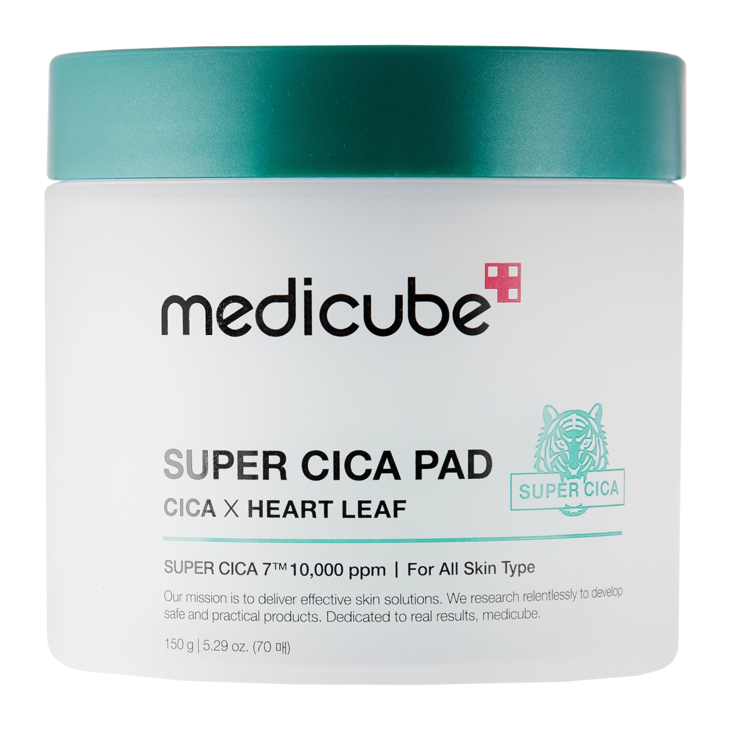 Medicube - Super Cica Pad - Exfoliační a zklidňující polštářky na obličej - 70ks/150g