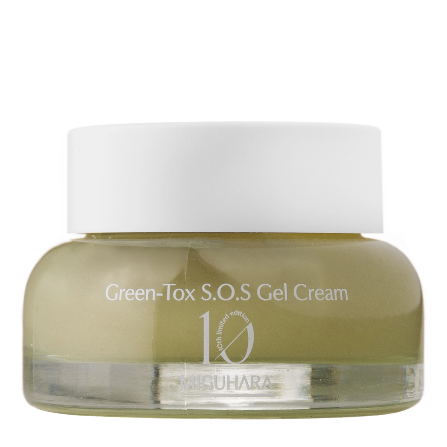 Miguhara - Green-Tox S.O.S Gel Cream - Gelový krém na obličej s extraktem ze zeleného čaje Jeju - 50 ml