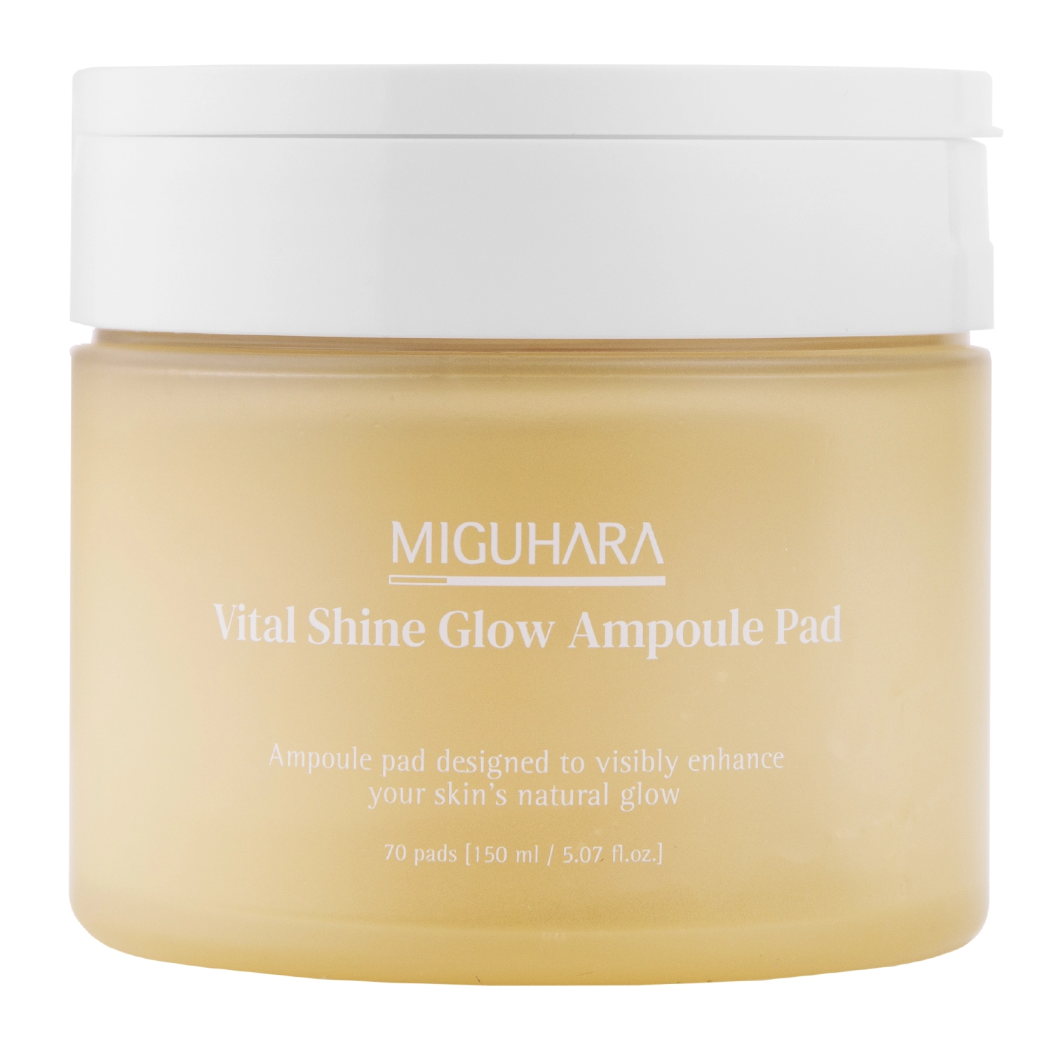 Miguhara - Vital Shine Glow Ampoule Pad - Rozjasňující polštářky na obličej - 70ks/150ml