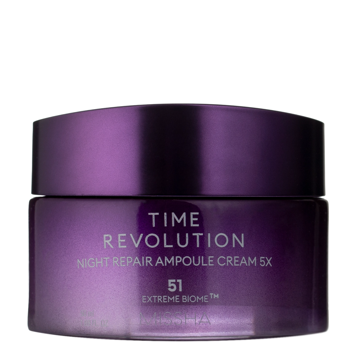 Missha - Time Revolution Night Repair Ampoule Cream 5X - Intenzivně zpevňující noční krém - 50 ml