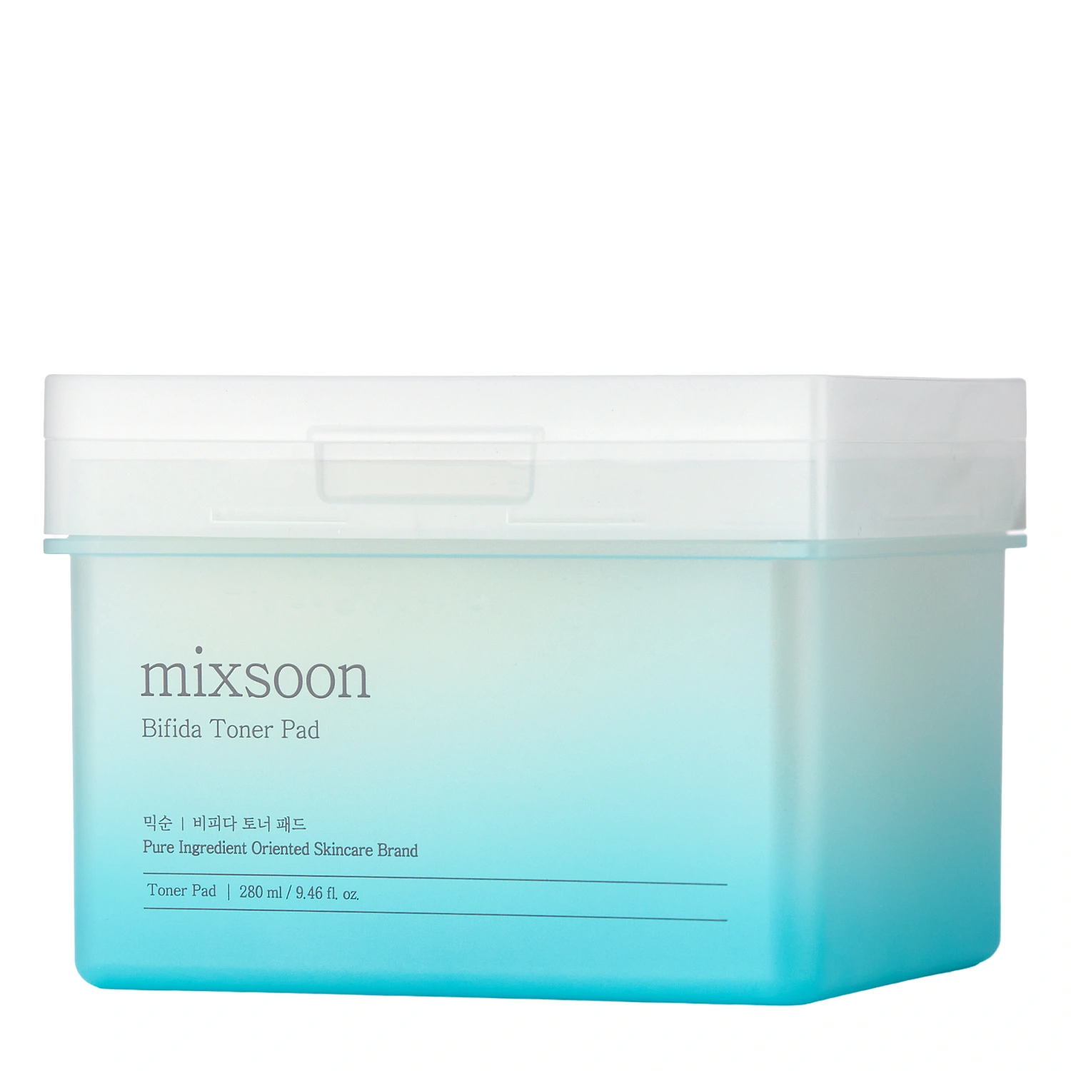 Mixsoon - Bifida Toner Pad - Intenzivní hydratační polštářky na obličej - 120 ks / 280 ml