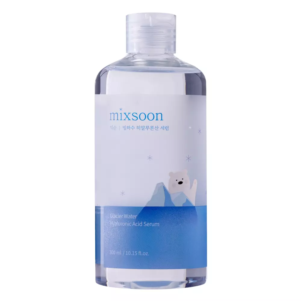 Mixsoon - Glacier Water Hyaluronic Acid Serum - Sérum s kyselinou hyaluronovou a vodou z ledovce - 300 ml