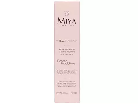 Miya - My Beauty Essence - Flower Beauty Power - Aktivní pleťová esence - Růže, pivoňka a ibišek - 100 ml