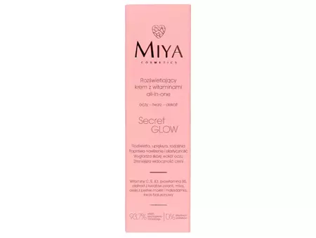 Miya - Secret Glow - Rozjasňující krém All-in-One s vitamíny - 30 ml