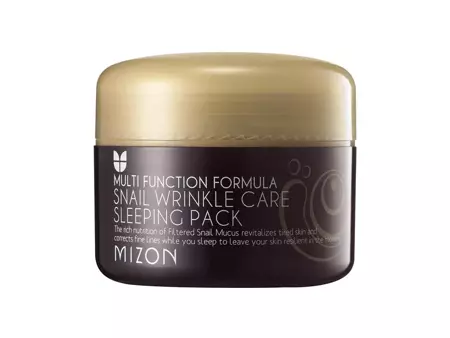 Mizon - Snail Wrinkle Care Sleeping Pack - Noční maska/krém proti vráskám se šnečím slizem - 80 ml