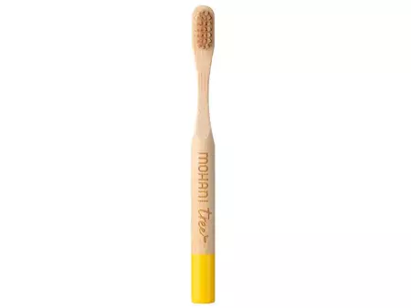 Mohani - Bambusový zubní kartáček pro děti - žlutý